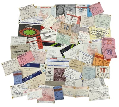 Lot 169 - A collection of various rock and pop ticket...