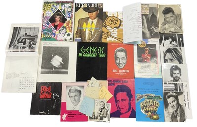 Lot 185 - A collection of various tour programmes and...