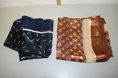 Lot 67 - Two scarves by Yves Saint Laurent and Louis...