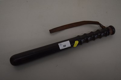 Lot 86 - Hardwood truncheon