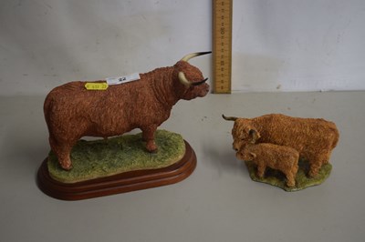 Lot 22 - Border Fine Arts model of a Highland bull...