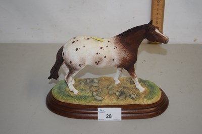 Lot 28 - Border Fine Arts model of an Appaloosa Stallion