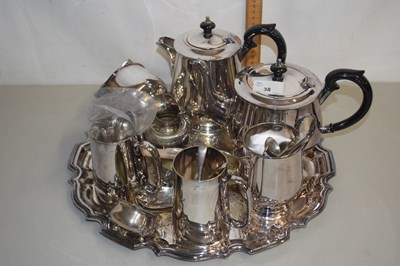 Lot 38 - Mixed Lot: Various silver plated tea wares and...