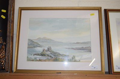 Lot 47 - Peter Whitworth, study of Donan Castle,...