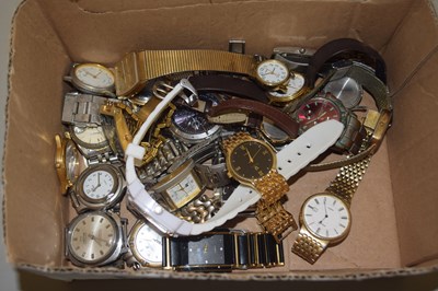 Lot 137 - Box of assorted wristwatches