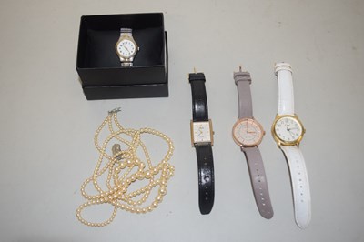 Lot 147 - Group of various ladies wristwatches and faux...