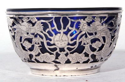 Lot 212 - Modern Chinese 20th century white metal...