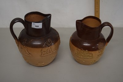 Lot 160 - Two Doulton stone ware jugs