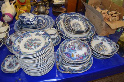 Lot 180 - Large quantity of Copeland floral decorated...