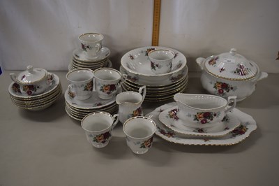 Lot 197 - Quantity of Polish floral decorated table...