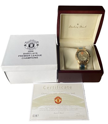 Lot 251 - A cased Manchester United Champions watch by...