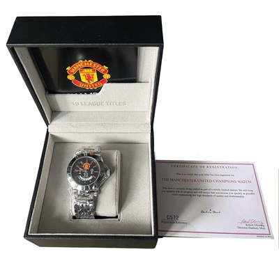 Lot 250 - A cased Manchester United Champions 1908-2008...