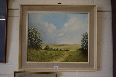 Lot 270 - Clary Armstrong, May Time, oil on board, framed