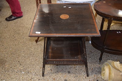 Lot 300 - An Edwardian mahogany two tier occasional table