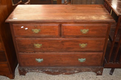 Lot 362 - Late Victorian American walnut four drawer chest