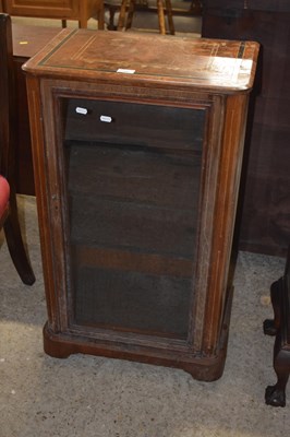 Lot 365 - Victorian walnut veneered music cabinet