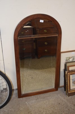 Lot 383 - Modern hardwood framed wall mirror