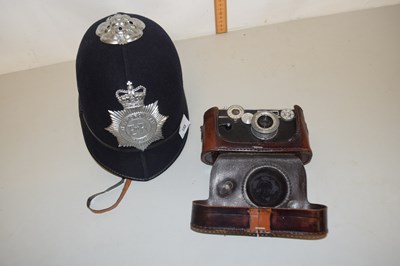 Lot 155 - A Metropolitan Police hat together with a...