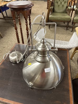 Lot 300A - Modern hanging adjustable ceiling light...