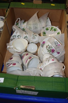 Lot 569 - Various decorated tea wares to include Queen...