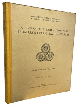 Lot 1106 - SIR CYRIL FOX: A FIND OF THE EARLY IRON AGE...