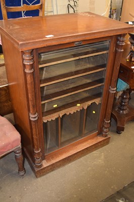 Lot 747 - A mahogany cabinet with glazed front