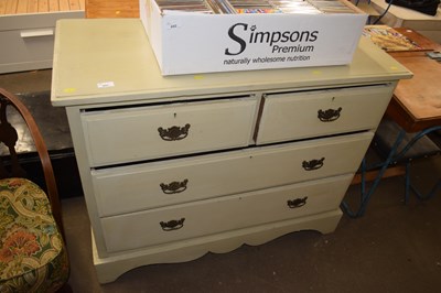 Lot 691 - Painted four drawer chest