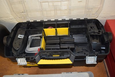 Lot 1008 - Stanley Top Edge 24" toolbox together with...