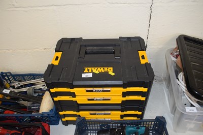 Lot 1034 - Two Dewalt T Stack toolboxes with drawers