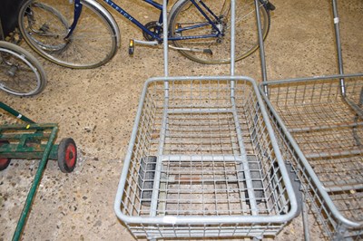 Lot 1066 - Galvanised garden trolley