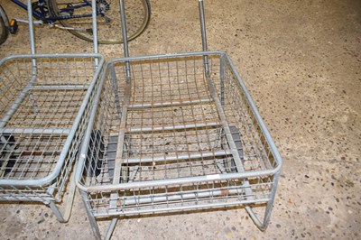 Lot 1067 - Galvanised garden trolley