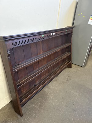 Lot 684 - Large 19th Century oak dresser top