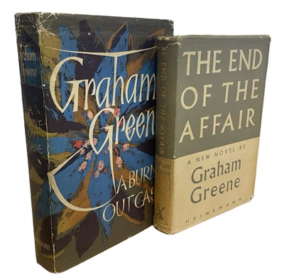 Lot 307 - GRAHAM GREENE: 2 Titles: A BURNT-OUT CASE,...