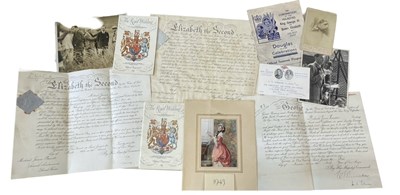 Lot 980 - ONE PACKET: Various ephemera, Royalty interest