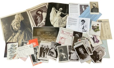 Lot 974 - ONE PACKET: Various ephemera, Classical music,...