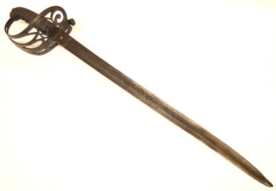 Lot 187 - 1827 Rifle regiment pattern sword - Shortened...