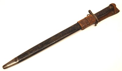 Lot 198 - M1917 American Enfield bayonet, scabbard and...