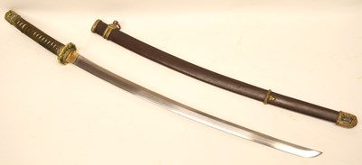 Lot 190 - Second World War Japanese Shin Gunto Katana...