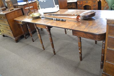 Lot 669 - A Victorian mahogany sectional dining table...