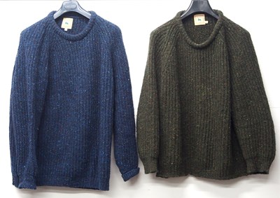 Lot 94 - Two gentlemans XXL woolen knitted jumpers by...