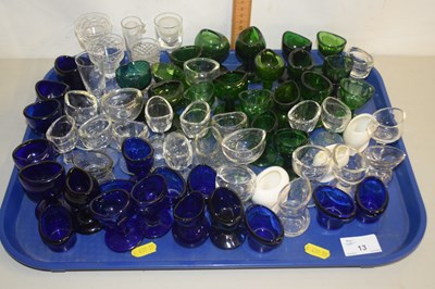 Lot 13 - Mixed Lot: Various glass eye baths