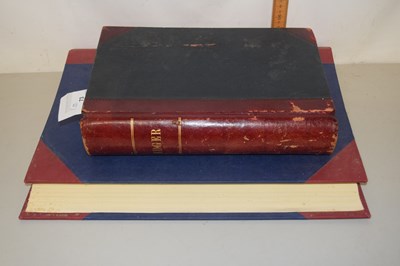 Lot 73 - An unused vintage leather bound ledger...