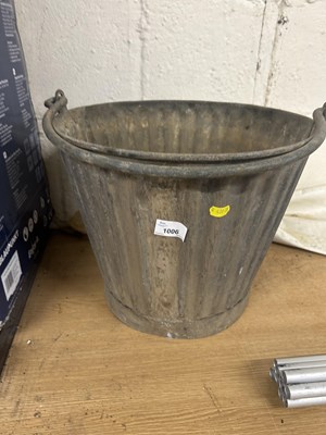 Lot 1006 - Galvanised bucket