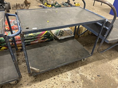 Lot 1049 - Heavy duty workshop trolley