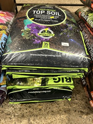 Lot 1058 - Five 35 litre bags of Grow More top soil