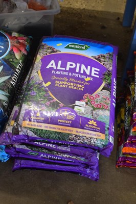 Lot 1045 - Five bags of Alpine planting and potting mix