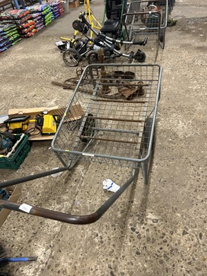 Lot 1094 - Metal garden trolley