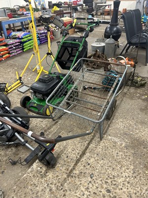 Lot 1095 - Metal garden trolley