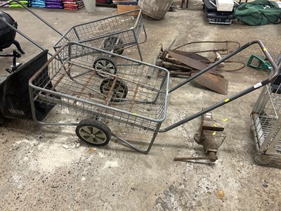 Lot 1102 - Metal garden trolley