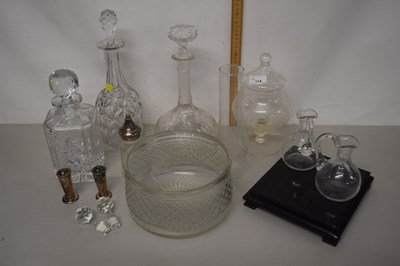 Lot 114 - Mixed Lot: Various decanters and other glass...